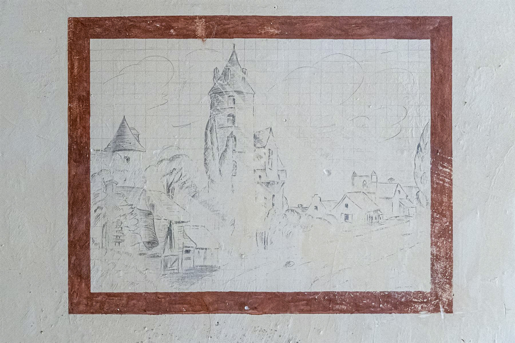 Ligne Maginot - LEMBACH - (Camp de sureté) - Peinture murale - David Palmer