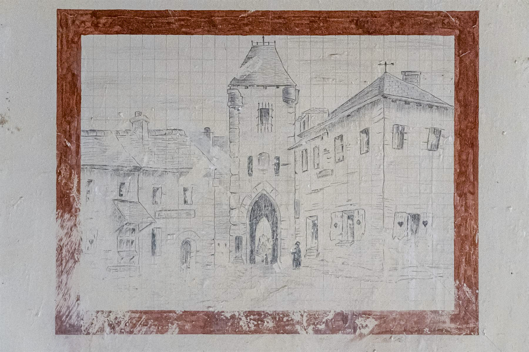 Ligne Maginot - LEMBACH - (Camp de sureté) - Peinture murale - David Palmer