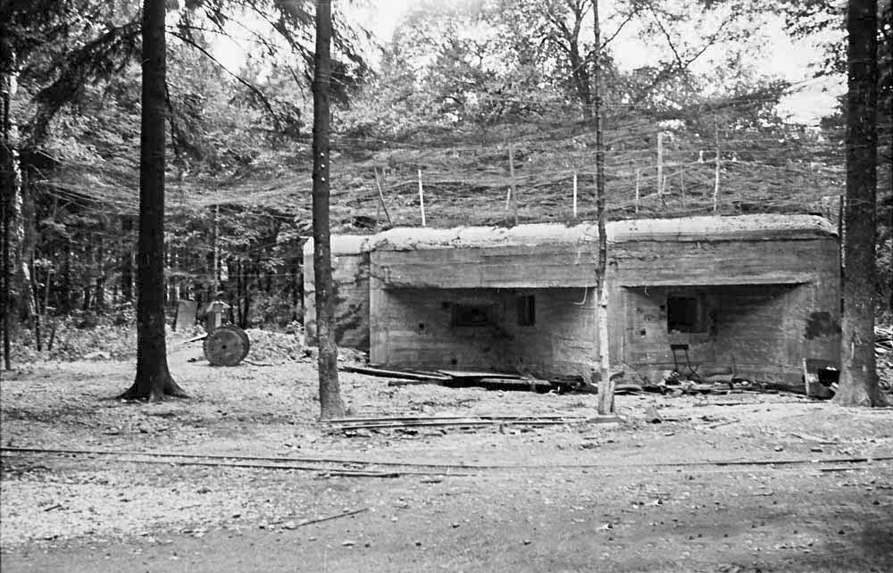 Ligne Maginot - BLAUELSAND - (Casemate d'infanterie - Simple) - Vue d'ensemble juin 1940