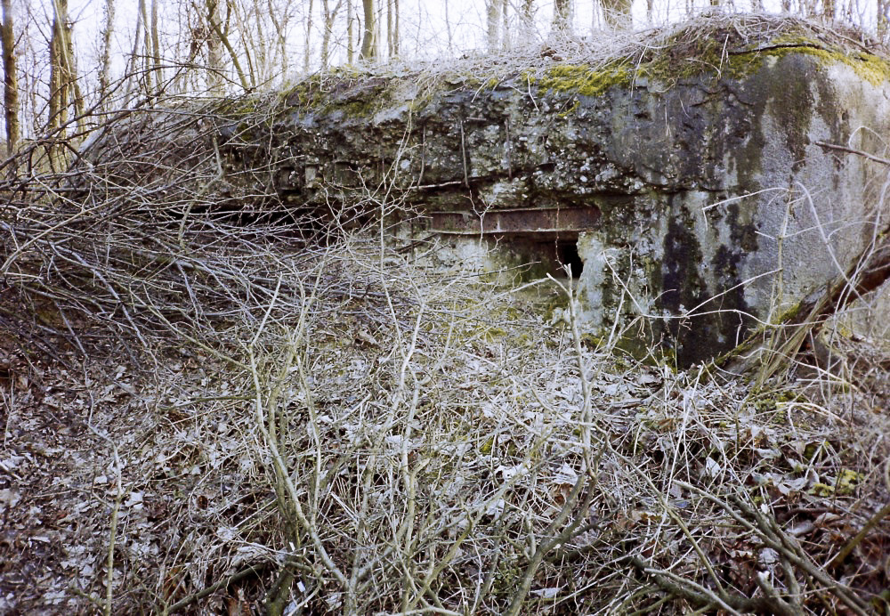 Ligne Maginot - FORT FOCH GLACIS - (Blockhaus pour arme infanterie) - Façade de la chambre de tir - Alain Perouffe