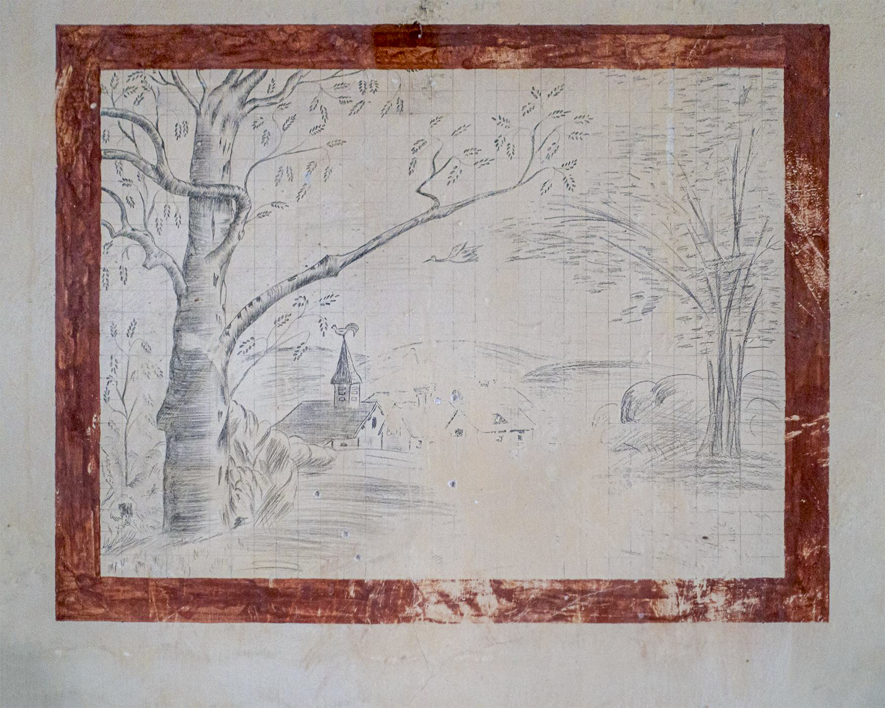 Ligne Maginot - LEMBACH - (Camp de sureté) - Peinture murale - David Palmer