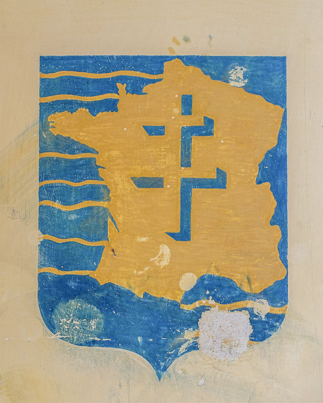 Ligne Maginot - LEMBACH - (Camp de sureté) - Insigne de la 2° DB - David Palmer