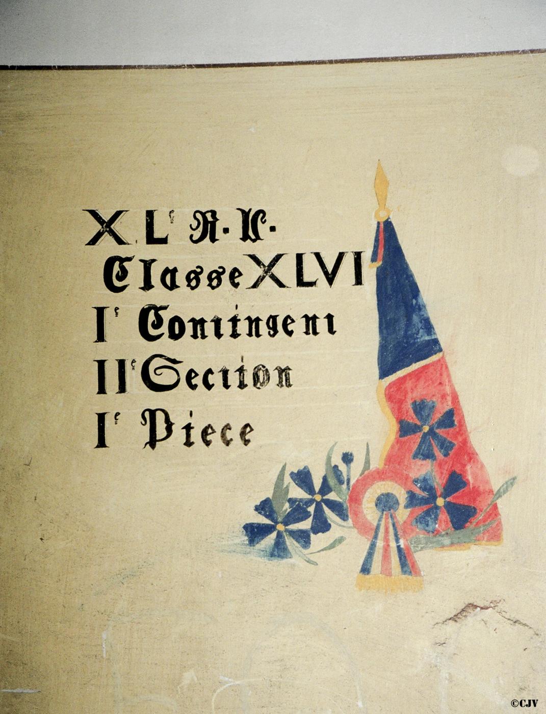 Ligne Maginot - LEMBACH - (Camp de sureté) - Classe 46 - 1er contingent - 2éime section - 1ére pièce - Lia VERMEULEN