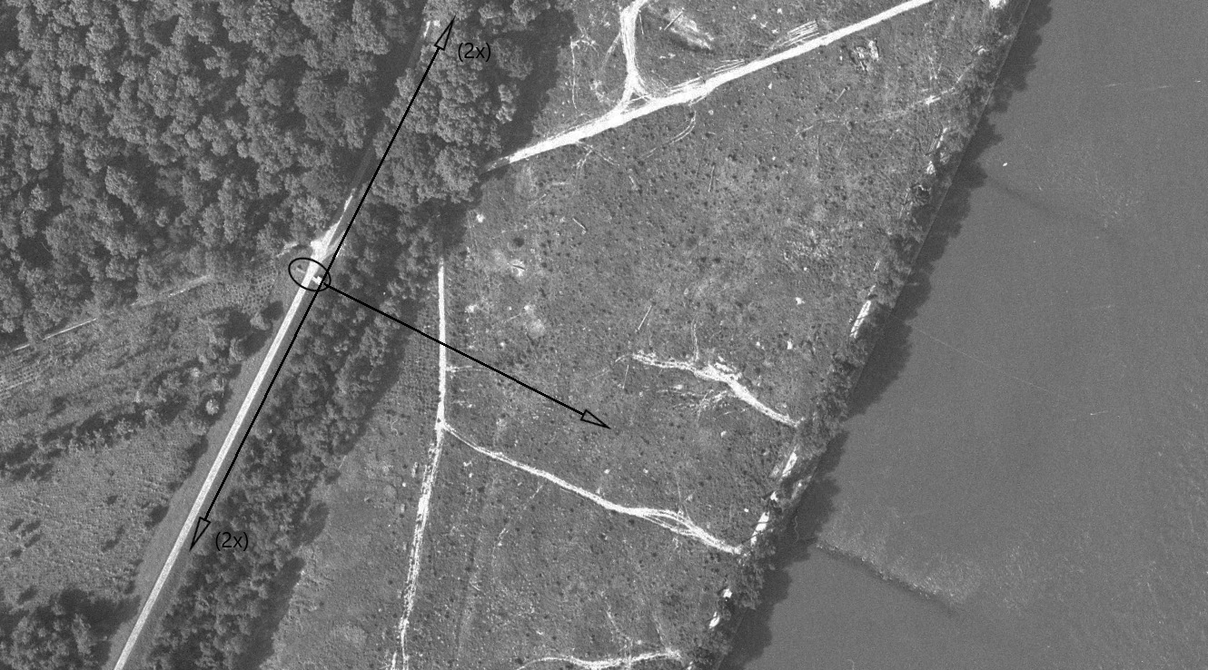 Ligne Maginot - HAUTE DIGUE 4 - (Blockhaus pour arme infanterie) -  - IGN - Géoportail 1969