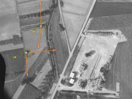 Ligne Maginot - UNTERRIETH 2 et 3 - (Blockhaus pour arme infanterie) - Les deux blocs, bien visibles en 1971