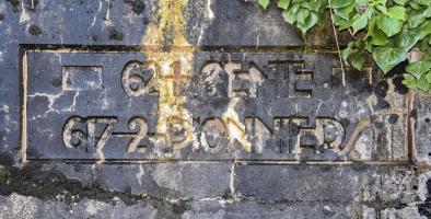 Ligne Maginot - BRUNNWASSER OUEST - (Casemate d'infanterie - Simple) - Le cartouche du 62-1-Génie 617-2 Pionniers