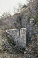 Ligne Maginot - CASTES RUINES (CR) - (Ouvrage d'infanterie) - L'accès à la tranchée