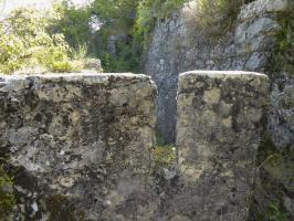 Ligne Maginot - CASTES RUINES (CR) (Ouvrage d'infanterie) - Tranchée ouest vers le blockhaus