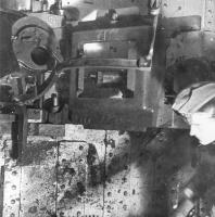 Ligne Maginot - WELSCHHOF - (Ouvrage d'infanterie) - Le canon de 47 du bloc 1 après les combats
