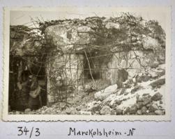 Ligne Maginot - 34/3 - MARCKOLSHEIM NORD - (Casemate d'infanterie - Simple) - Chambre de tir sud. Photo tirée du rapport Fonlupt de 09/1945