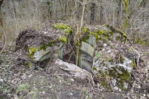 Ligne Maginot - RADBRUNNEN 3 - (Blockhaus pour arme infanterie) - Vue sur la coupole, dont la couverture est manquante.