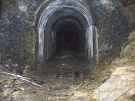 Ligne Maginot - PLAN CAVAL (PCV) - (Ouvrage d'artillerie) - Galerie principale
Liaison entre la partie déroctée et la galerie bétonnée