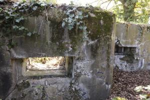 Ligne Maginot - 46/1 - LIMBOURG SUD - (Casemate d'infanterie - Double) - Façade Nord.
Les 2 créneaux