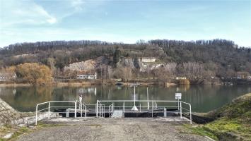 Ligne Maginot - 46A/1 - LIMBOURG PONT - (Abri) - L'emplacement du pont de bateaux de Limbourg, à coté de l'abri