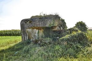 Ligne Maginot - B105 - MACKENHEIM EST - (Blockhaus pour arme infanterie) - Créneau nord