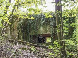 Ligne Maginot - CB105 - BROMACKER - (Blockhaus pour canon) - Vue de façade