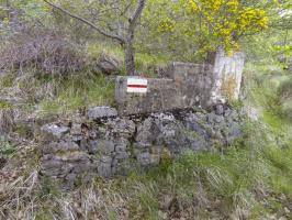 Ligne Maginot - COL de BRAUS Est 1 (Abri) - Restes du casernement