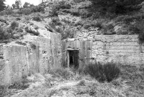 Ligne Maginot - COL DE BRAUS - (Central téléphonique isolé) - Entrée du central téléphonique