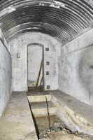 Ligne Maginot - BOIS DE DESSENHEIM SUD 3 - (Blockhaus pour arme infanterie) - Ancien abri allemand (WW1) réutilisé. Vue vers l'escalier de droite