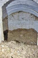 Ligne Maginot - BOIS DE DESSENHEIM SUD 6 - (Abri) - Intérieur de l'abri ex-allemand. La différence des tôles est bien visible. 