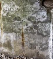 Ligne Maginot - BOIS DE DESSENHEIM SUD 6 - (Abri) - Inscription du coté gauche de l'entrée.