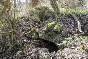 Ligne Maginot - LANGZUG 2 - (Blockhaus pour arme infanterie) - Emplacement de la coupole