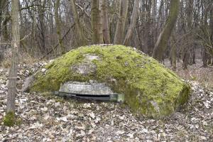Ligne Maginot - STOECKLE - GOLDGRUBE 1 - (Blockhaus pour arme infanterie) - Coupole le cartouche de la  5 et 7ème Cie du 15/2