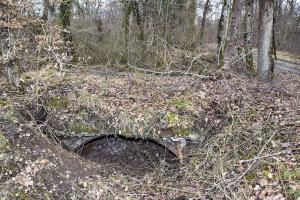 Ligne Maginot - EUSTACHE 2 - (Position d'artillerie préparée) - Abri effondré