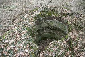 Ligne Maginot - LA BARONNIE 2 - (Blockhaus pour arme infanterie) - Emplacement de la coupole explosée 