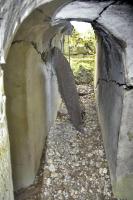 Ligne Maginot - OBERHARDTFELD 3 - (Blockhaus pour arme infanterie) - Couloir et plaque métal du plafond de la coupole