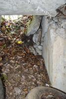 Ligne Maginot - OTTMARSHEIM SUD 5 - (Abri) - L'entrée Sud, vue depuis le créneau de défense