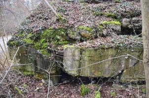 Ligne Maginot - PA CARREFOUR 222.2 OUEST - (Blockhaus pour canon) - Entrée matériels