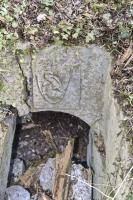Ligne Maginot - ROUTE DE BANTZENHEIM NORD - (Blockhaus pour arme infanterie) - Entrée sud, avec le cartouche du 2e BCP