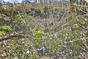 Ligne Maginot - ROUTE DE BANTZENHEIM SUD - (Blockhaus pour arme infanterie) - Emplacement de l'entrée nord et de la coupole