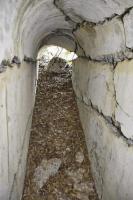 Ligne Maginot - ROUTE DE BANTZENHEIM SUD - (Blockhaus pour arme infanterie) - Couloir, avec vue sur la partie nord détruite