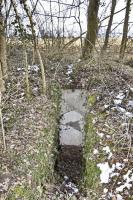 Ligne Maginot - ROUTE DE BANTZENHEIM SUD - (Blockhaus pour arme infanterie) - Entrée sud, avec cartouche du 2e BCP