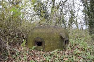 Ligne Maginot - 76 - HARDT SUD - (Casemate d'infanterie - Double) - Cloche GFM-B à 4 ouvertures