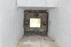 Ligne Maginot - 76 - HARDT SUD - (Casemate d'infanterie - Double) - Créneau FM du couloir.
