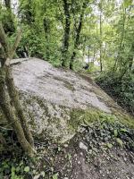 Ligne Maginot - B580 - KEMBS LOECHLE 2 - (Blockhaus pour arme infanterie) - Toit incliné du blockhaus, moitié ouest. 