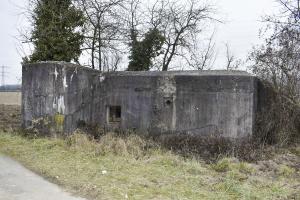Ligne Maginot - BRIGGMATTEN EST - (Blockhaus pour canon) - Coté ouest - vers le canal