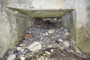 Ligne Maginot - BRIGGMATTEN SUD - (Blockhaus pour canon) - Issue de secours (après déblaiement)