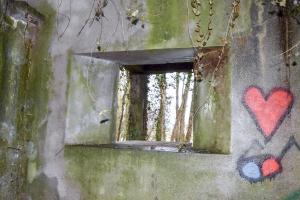 Ligne Maginot - GEISPITZEN - (Stand de tir) - Vue sur un des deux créneaux