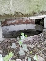 Ligne Maginot - KEMBS NORD 3 - (Blockhaus pour arme infanterie) - L'intérieur de la coupole vu depuis le créneau. 