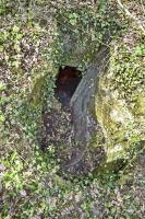 Ligne Maginot - PA DU CARREFOUR 243-4 - (Cuve pour arme d'infanterie) - Emplacement de la tourelle, vue du haut