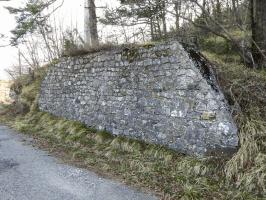 Ligne Maginot - COL DE SEGRA 4 - (Divers) - Mur de soutien