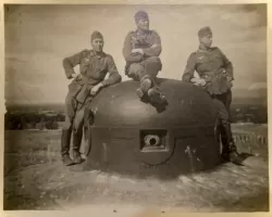 Ligne Maginot - 88 - STETTEN - (Casemate d'infanterie - Double) - Cloche GFM Nord Est Armée Allemande 1940