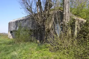 Ligne Maginot - 88 - STETTEN - (Casemate d'infanterie - Double) - Vue coté Sud-Ouest