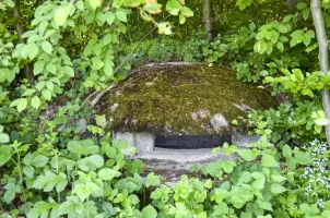 Ligne Maginot - BETTLACH NORD 1 - (Blockhaus pour arme infanterie) - Créneau de tir vue de l’extérieur