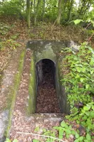 Ligne Maginot - BETTLACH NORD 1 - (Blockhaus pour arme infanterie) - Entrée avec l'escalier et la porte blindée