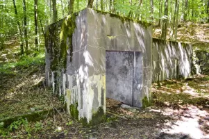 Ligne Maginot - BREITENHAG (BATTERIE DE) - (Position d'artillerie préparée) - Cuve ouest
Niche à munitions. 
Ces deux niches se fermaient par un volet roulant.